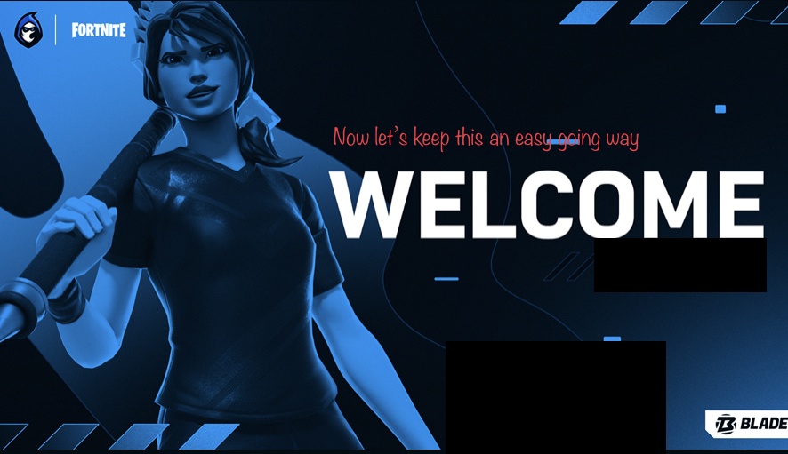 our banner