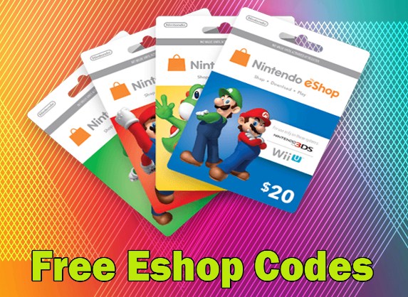 nintendo switch with free 20 eshop codes