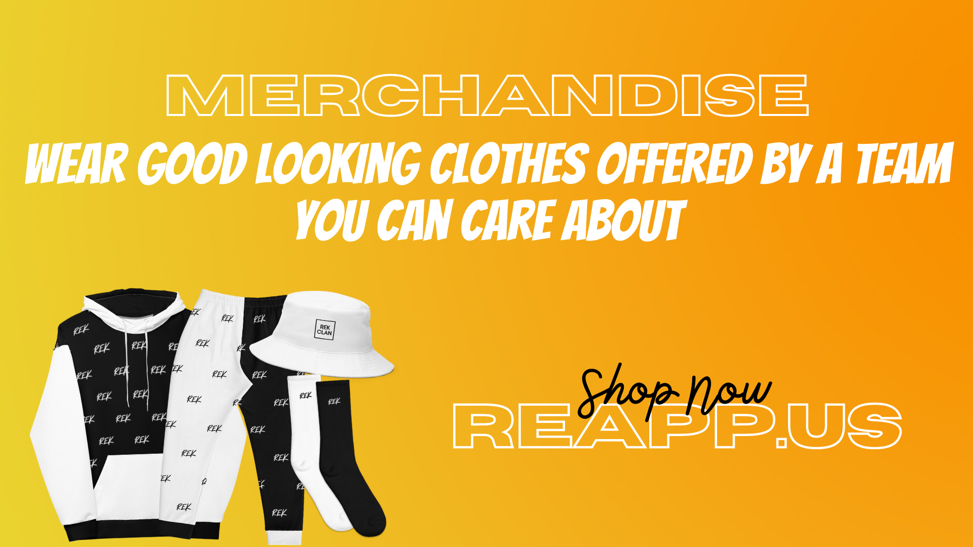 MERCHANDISE wear good looking clothes offered by a team you can care about Shop Now REAPP.US